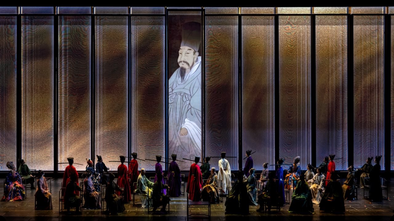 《蘇堤春曉》演出現(xiàn)場。國家話劇院供圖