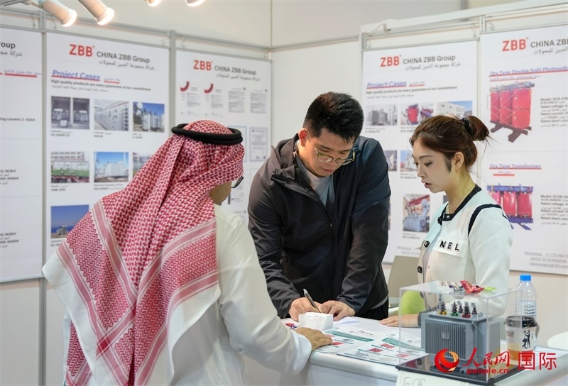 展會現(xiàn)場。人民網 塔里克·易卜拉欣攝