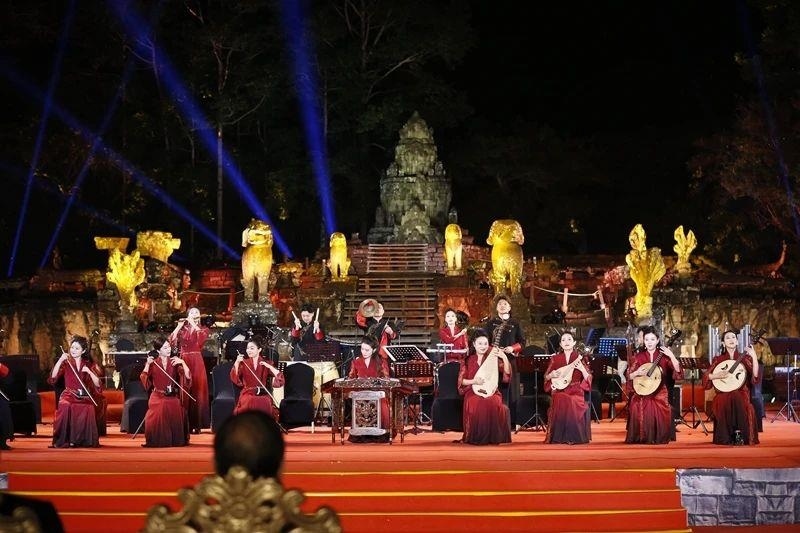 2024年1月13日，在柬埔寨暹粒舉行的“中柬人文交流年”啟動(dòng)儀式。