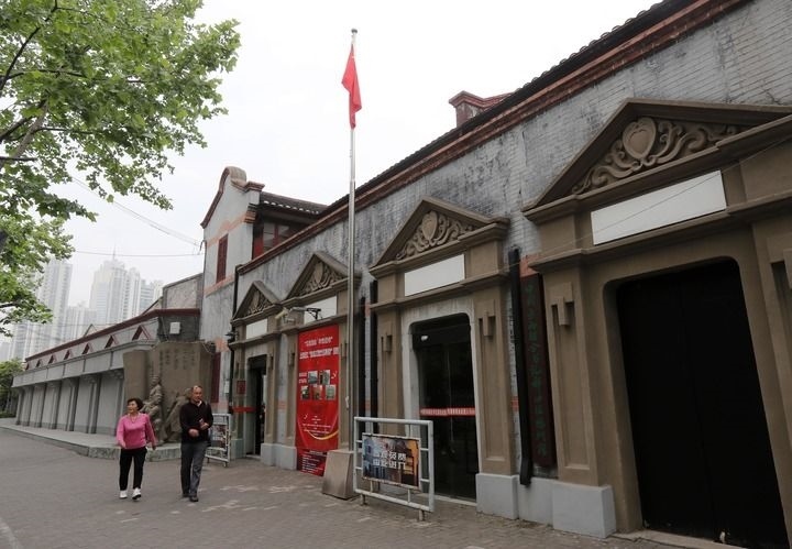 這是2018年5月1日拍攝的中國勞動組合書記部舊址陳列館外景。新華社記者 劉穎 攝