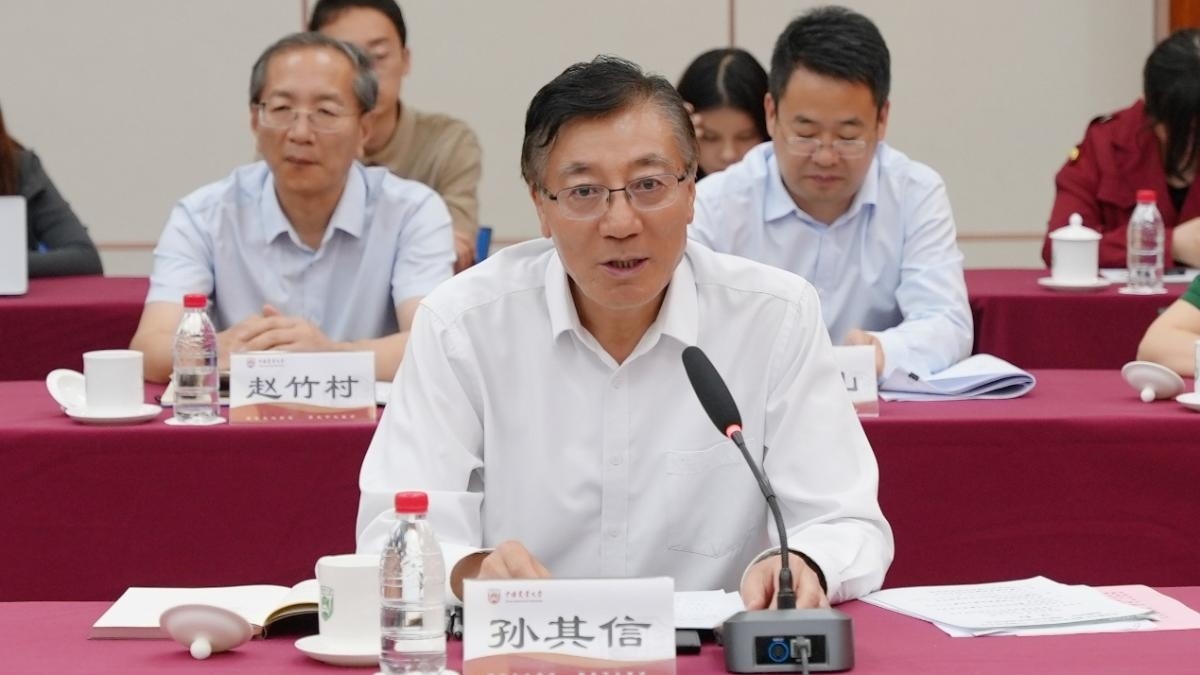 中國工程院院士、中國農(nóng)業(yè)大學(xué)校長孫其信。校方供圖